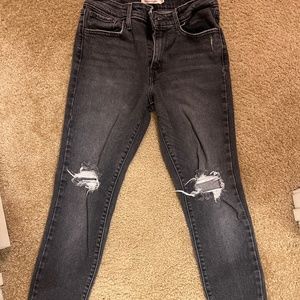 Black Levi’s high Rise skinny Jeans